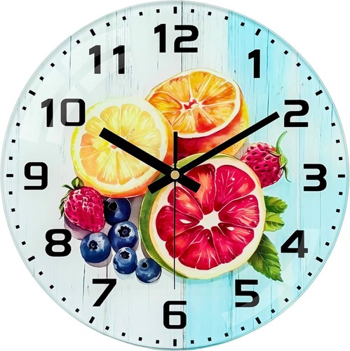 30cm fruit kitchen wall clock - wall,