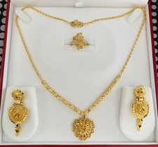 22 ct indian gold plated Necklace set