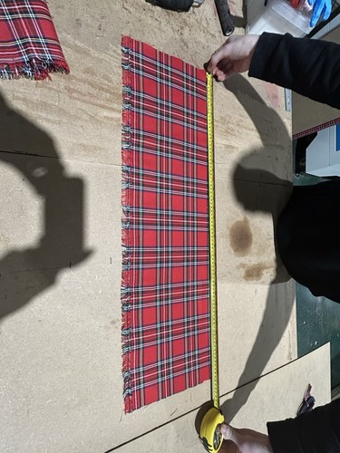 Tartan off cuts - off,