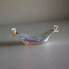 Vintage WMF IKORA Candle Holder - Silver-Plated Brass Art Deco Design