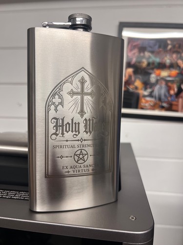 Bespoke holy water engraved - holy,