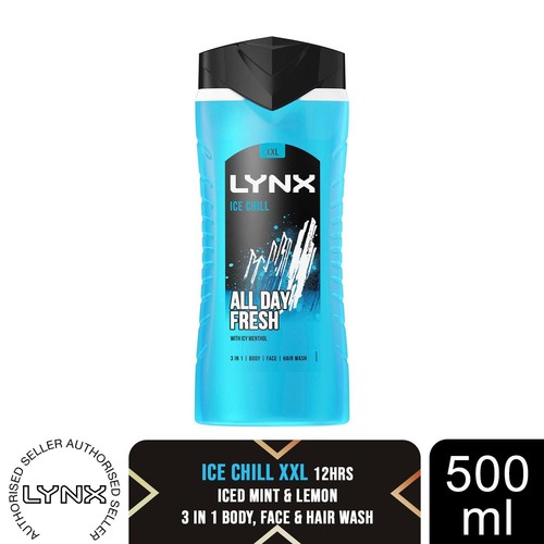 Lynx ice chill - chill, shower