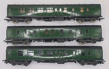 3X LIMA OO GAUGE SOUTHERN SR GREEN CARRIAGES COACHES S33456 S33454
