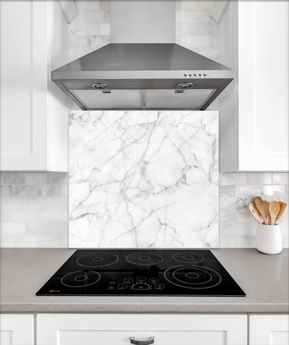 Grey white marble style heat - &,