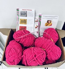 KNITTING KIT - Make Your Own Snuggle Blanket 1kg of Super squidgy blanket yarn
