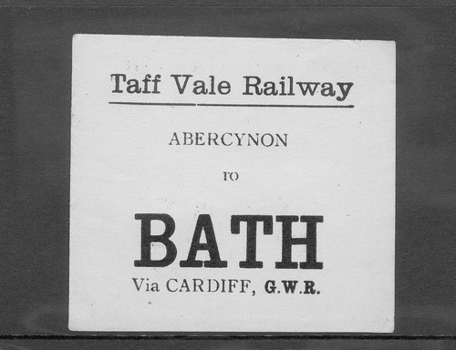 Taff vale railway - railway, (tvr)