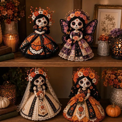 Day the dead patchwork - day,