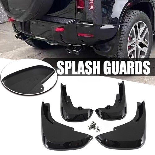 Set gloss black mud flaps - set,