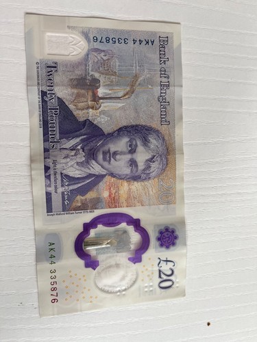 Ak44 note polymer - £20,