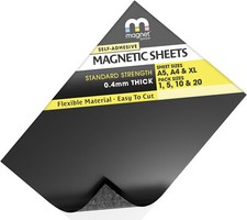 Magnetic Sheets Self-Adhesive for Crafts 0.4mm Sticky - Spellbinder Die Storage