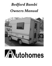BEDFORD BAMBI Camper Van Owners Manual Autohomes  Rascal, Vauxhaull, Suzuki etc