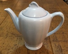 J & G Meakin Glamour Celeste Blue Coffee Pot / Teapot Blue