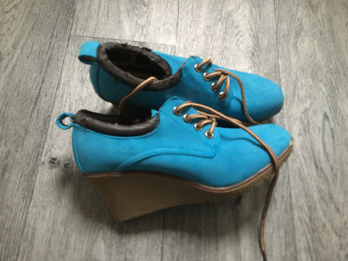 Ladies wedge shoes size f - shoes,