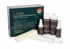 Harveys 'love' your Table and Cabinet Care Kit - RRP £19.99 wood polish restore