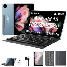 11inch Android15. Tablet PC 16GB RAM 256GB ROM Dual Camera 13MP WIFI 8000mAh IPS