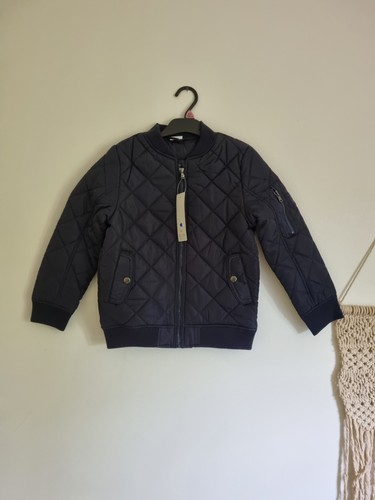Boys navy lightly padded