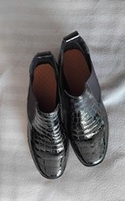 Rieker Croc Black Patent