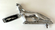 Vtg Jaguar Hood Ornament And