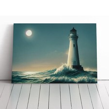 Epic Lighthouse Canvas Wall