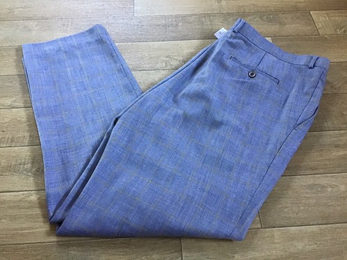 Cavani check suit trousers sky - check,