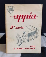 ORIGINAL LANCIA APPIA 3a SERIES 3 OWNERS INSTRUCTION MANUAL HANDBOOK ZAGATO GTE