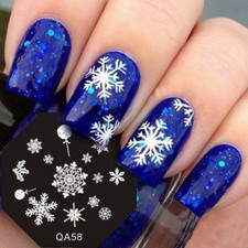CHRISTMAS NAIL ART STAMPING