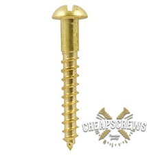 Solid Brass Screw Slotted