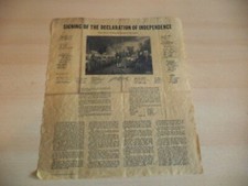Replica historic document - document, sign