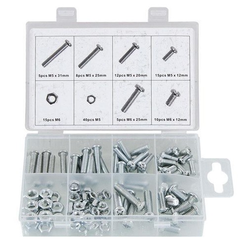 110pc nut bolt - nut,