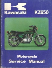 KAWASAKI Z650,SR650,KZ650 1978,1979,1980 FACTORY WORKSHOP MANUAL