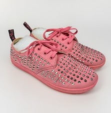 Dr Martens Pink Studded Shoe