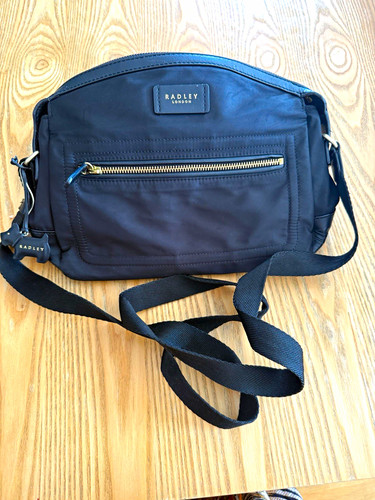 Radley black nylon leather - radley,
