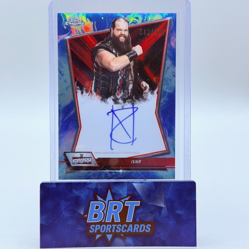 2026 topps chrome wwe ivar - 2026, red