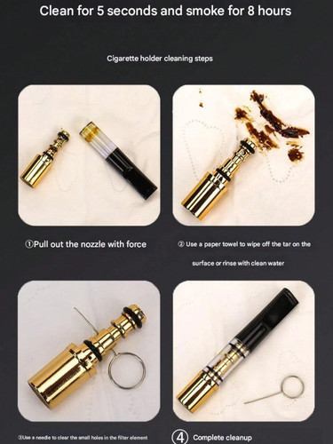 Reusable cigarette filter - reusable,