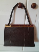 Vintage Brown Kelly Handbag