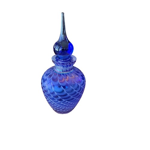 Cobalt blue iridescent art - iridescent,