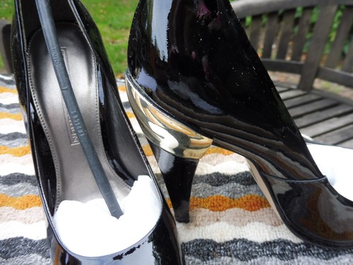 French connection black patent