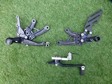 BMW S1000RR 2015-18 Alpha Racing Rear Set Foot Pegs Gen 3 Race Track Day Spares
