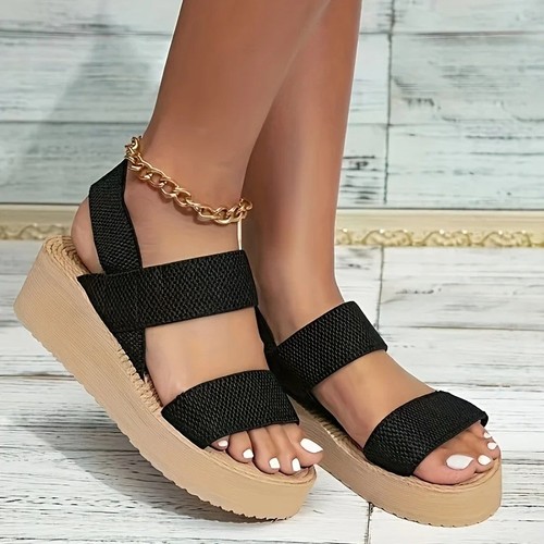 Women minimalist wedge - minimalist, sandals