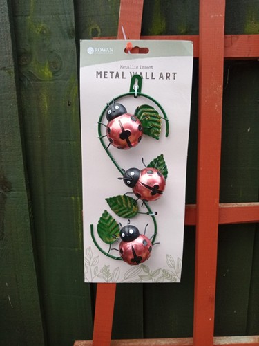 Metal ladybird vine - ladybird, on