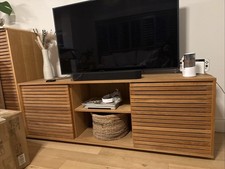 Habitat Side Slatted Tv Unit