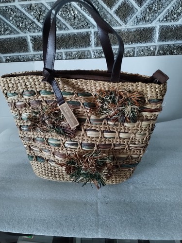 Anne klein woven straw - klein,
