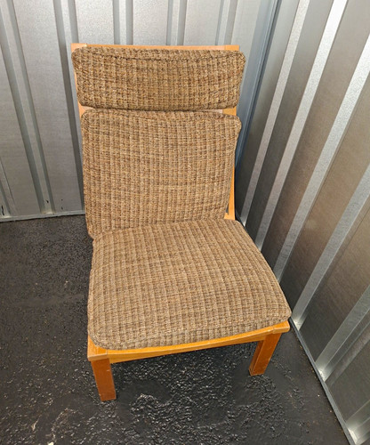 Rocking chair with - solid, wood