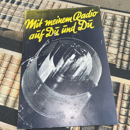 1934 german vintage radio - german, book