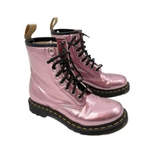 Dr Martens Metallic Pink Lace
