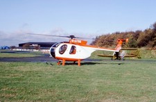 ORIGINAL 35mm Aircraft slide G-BESS NH500D HELICOPTER 1978 #8930