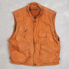 Vintage Leather Utility Vest