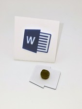 Microsoft Word 3D Print Pin