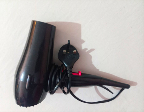 Black standard hair - standard,