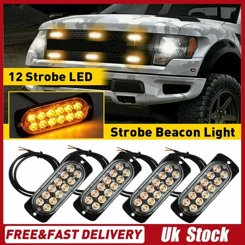 12led amber strobe - 12led, flashing